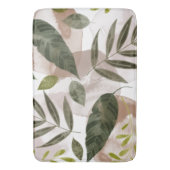 Elegante botanische Safari-Blätter Badematte (Vorderseite Vertikal)