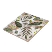 Elegante botanische Safari-Blätter Fliese (Seite)