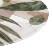 Elegante botanische Safari-Blätter Schneidebrett (Ecke)