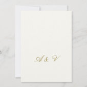 Elegante botanische Save-the-Date-Einladung (Rückseite)