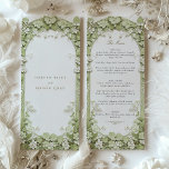 Elegante Botanische Speisekarte Einladung<br><div class="desc">Mit dieser exquisit gestalteten Hochzeitskarte bringen Sie Ihrem Empfang eine Touch natürlicher Eleganz. Gerahmt von den skulpturierten weißen Blumen und sanftem, grünem Blattwerk zeichne das zarte Bogendesign Inspiration von Gartenhochzeiten und Vintagen botanischen Illustrationen. Die Menüführung ist raffiniert und lesbar, mit eleganter Typografie, die die gehobene, romantische Atmosphäre Ihres Festes verstärkt....</div>