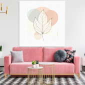 Elegante Botanische Stretchelkanvas Print Leinwanddruck (Insitu (Wohnzimmer))