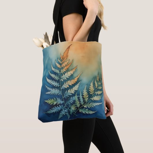 Elegante botanische Tasche (Von Nahem)