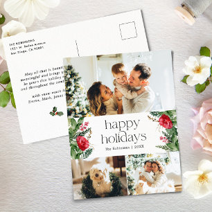 Elegante botanische Vegetation 3 Foto Urlaub Postkarte