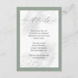 Elegante botanische Vegetation Blumenzwiebeldetail Begleitkarte