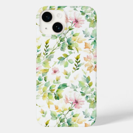 Elegante botanische Wildblumen Case-Mate iPhone Hülle (Rückseite)