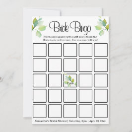 Elegante botanische Wildblumen Einladung