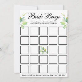 Elegante botanische Wildblumen Einladung