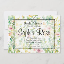 Elegante botanische Wildblumen