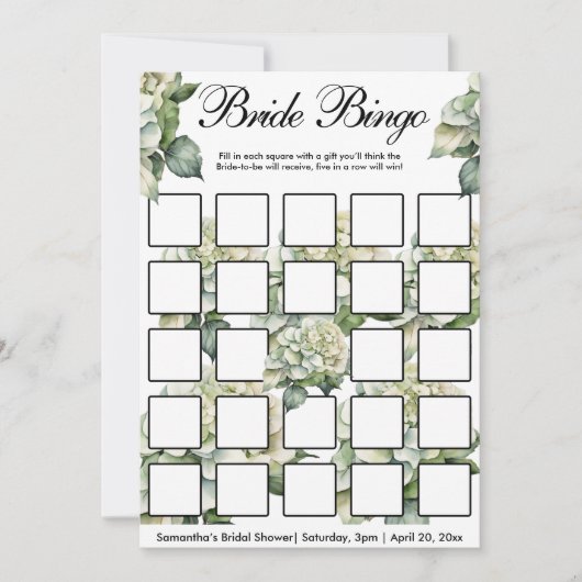 Elegante botanische Wildblumen Einladung (Vorderseite)