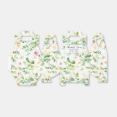 Elegante botanische Wildblumen Geschenkschachtel (Ungefaltet)