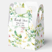 Elegante botanische Wildblumen Geschenkschachtel (Geöffnet)