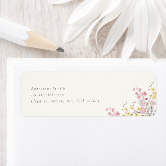 Elegante botanische Wildblumenhochzeit  (Insitu)