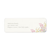Elegante botanische Wildblumenhochzeit  (Vorne)