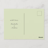 Elegante botanische Zitrusfrüchte Danke Postcard Postkarte (Rückseite)