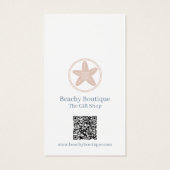 Elegante Boutique Business - QR-Code für Ihr Logo (Rückseite)