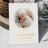 Elegante Bow Gold Foil Ankündigung