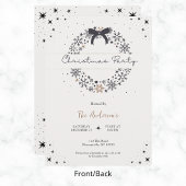 Elegante Bow Weihnachtsfeier Einladung
