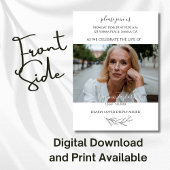 Elegante Branch Celebration of Life Einladung