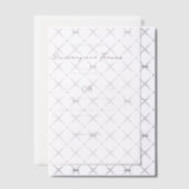 Elegante braune Kalligrafie Pergament Einladungen (Versetzt (Einladung))