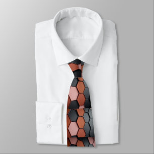 Elegante, braune und graue Krawatte