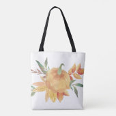 Elegante Braut Chic, Kürbis Tasche (Rückseite)
