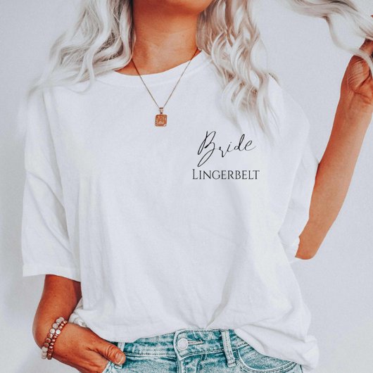 Elegante Braut Niedlich sein oder Junggeselinnen-A T-Shirt