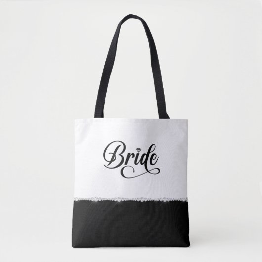 Elegante Braut-Taschentüte Tasche (Vorderseite)