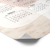 Elegante Braut und Bräutigam Foto Mini Kalender Poster (Ecke)