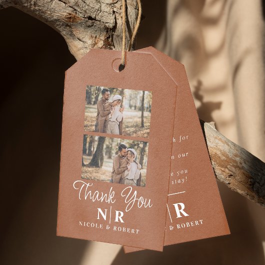 Elegante Braut- und Körperinitialen für Hochzeiten Geschenkanhänger