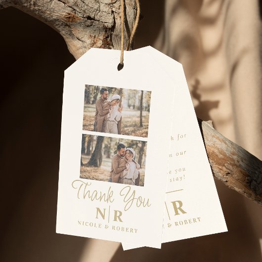 Elegante Braut- und Körperinitialen für Hochzeiten Geschenkanhänger