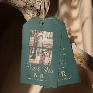 Elegante Braut- und Körperinitialen für Hochzeiten Geschenkanhänger