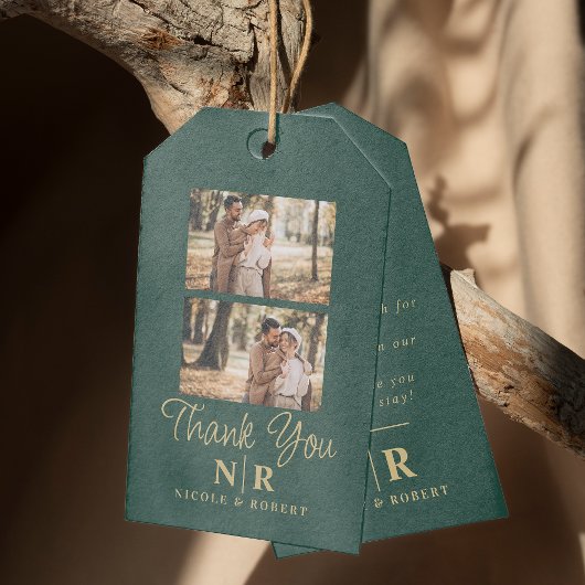 Elegante Braut- und Körperinitialen für Hochzeiten Geschenkanhänger