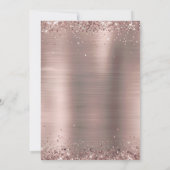 Elegante Brautdusche Einladung (Rückseite)