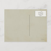 Elegante Brautdusche Einladungspostkarte (Rückseite)