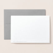Elegante Brautdusche Folienkarte (Rückseite mit Umschlag)
