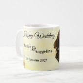 Elegante Brautjungfer-Geschenktasse Kaffeetasse (Vorderseite Links)