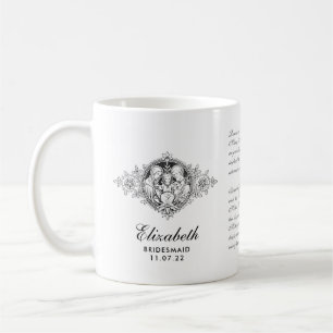 Elegante Brautjungfer-Kaffeetasse Heilige Familie Kaffeetasse