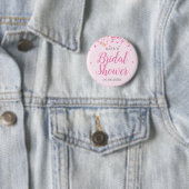 Elegante Brautparty Blossom Button (Beispiel)