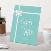 Elegante Brautparty Cards & Gifts Sockelschild (In SItu)