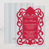 Elegante Brautparty-Einladung Einladung (Vorne/Hinten)