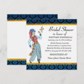 Elegante Brautparty-Einladung Einladung (Vorne/Hinten)