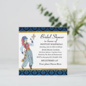 Elegante Brautparty-Einladung Einladung (Stehend Vorderseite)