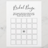 Elegante Brautparty Games mit zwei Seiten (Rückseite)