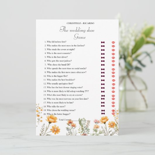 Elegante Brautparty-Karte Ankündigung (Stehend Vorderseite)