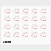 Elegante Brautparty Stickers (Blatt)