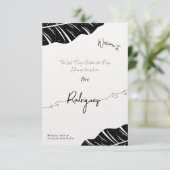 Elegante Bridal Dusche Einladung Flachkarte (Stehend Vorderseite)