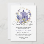 Elegante Bridal Tea Frische Pasta machen Brautpart Einladung (Vorderseite)