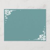 Elegante Bride Brautparty Party Einladung (Rückseite)