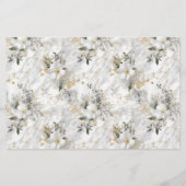 Elegante Bride in Wedding Gown Display Dusche Briefpapier (Rückseite)